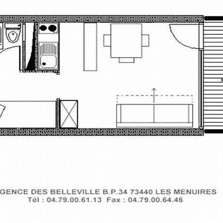 Residence Dorons - Studio Renove - Centre Station - Balcon Mae-1904 Saint-Martin-de-Belleville Buitenkant foto